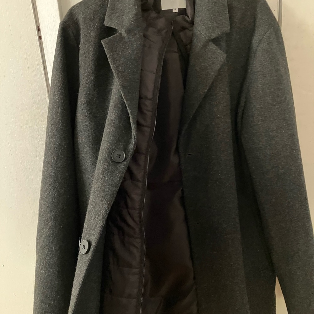 Jack and Jones Dark Gray Coat